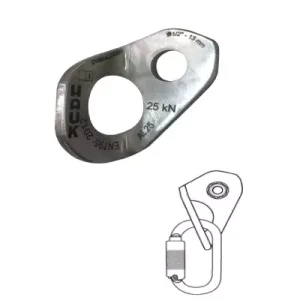 Anclaje de acero inoxidable tipo l