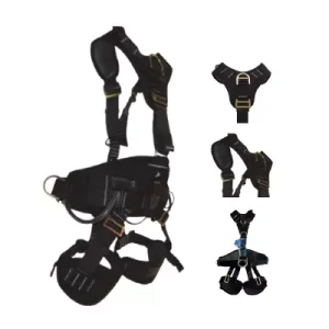 ARNÉS RESCATISTA CON BLOQUEADOR VENTRAL INCORPORADO
