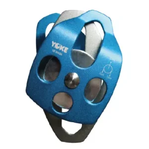 Polea doble de placas laterales móviles